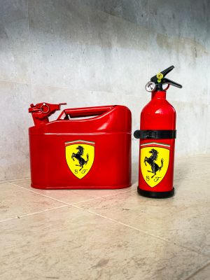 Ferrari Jerrycan & Fire Extinguisher Set