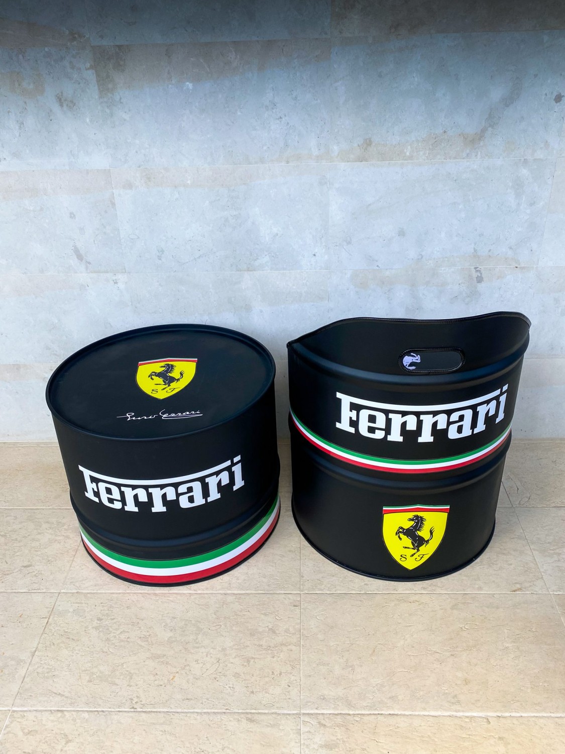 Ferrari Barrel Chair and Table