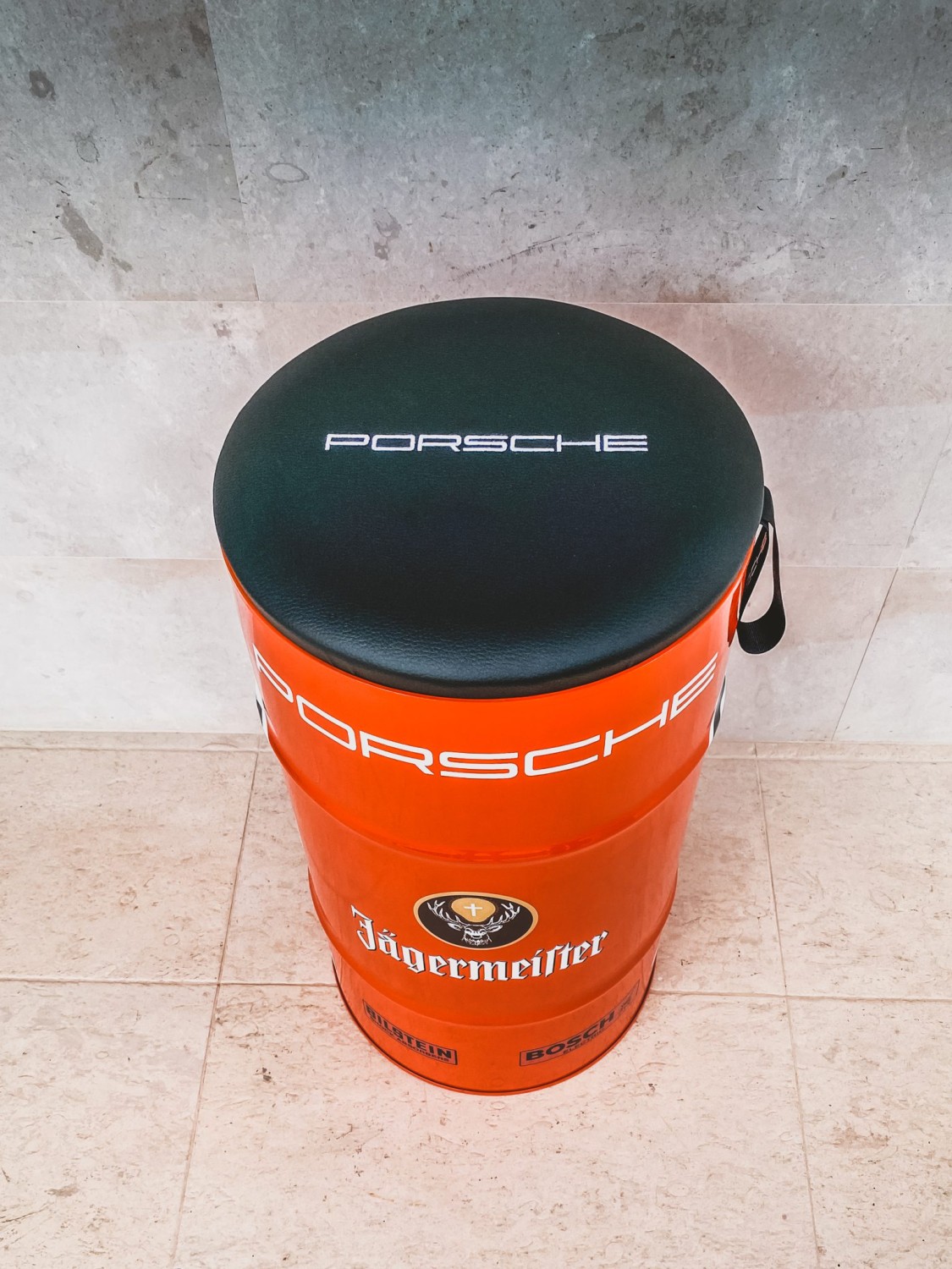 Porsche 934 Jägermeister Barrel Chair