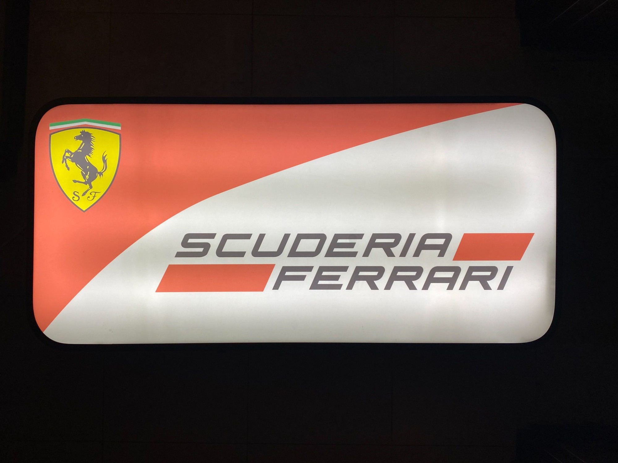 Scuderia Ferrari Luminous Sign