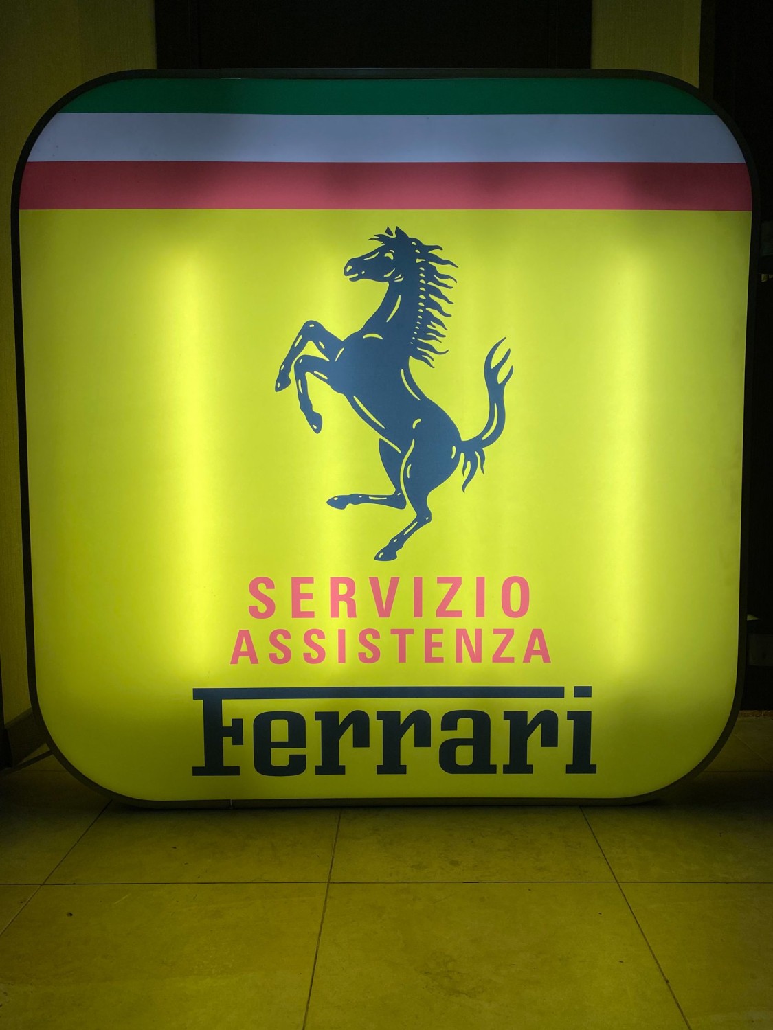 Ferrari Luminous Sign (Double-sided)