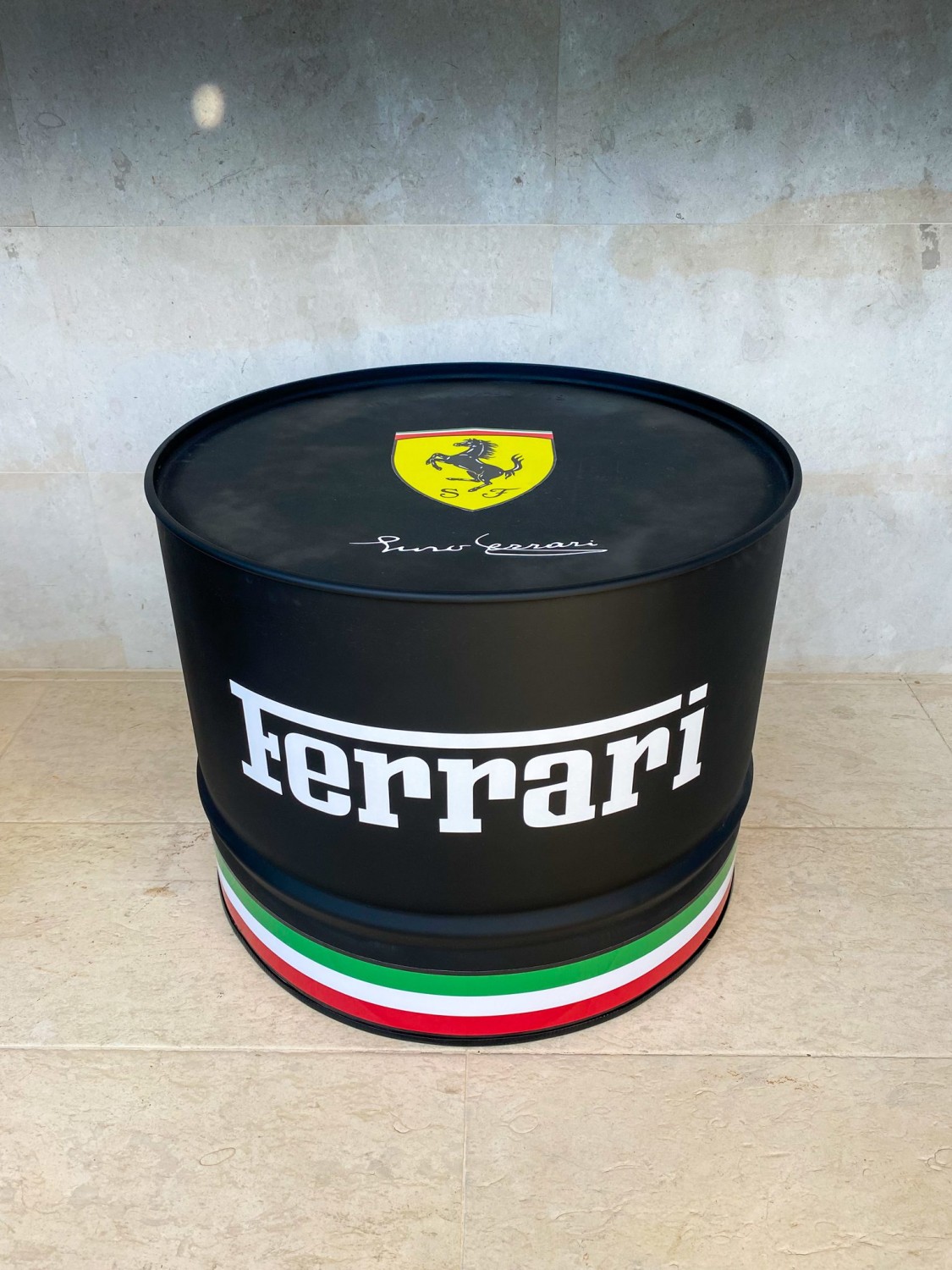 Ferrari Barrel Chair and Table
