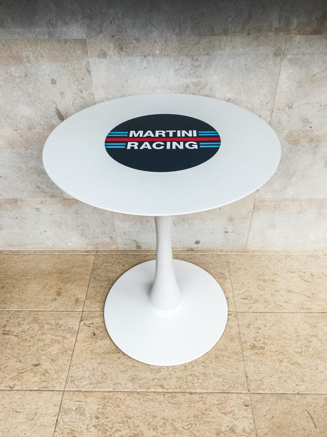 Martini Racing Set - Bar Chairs and Table