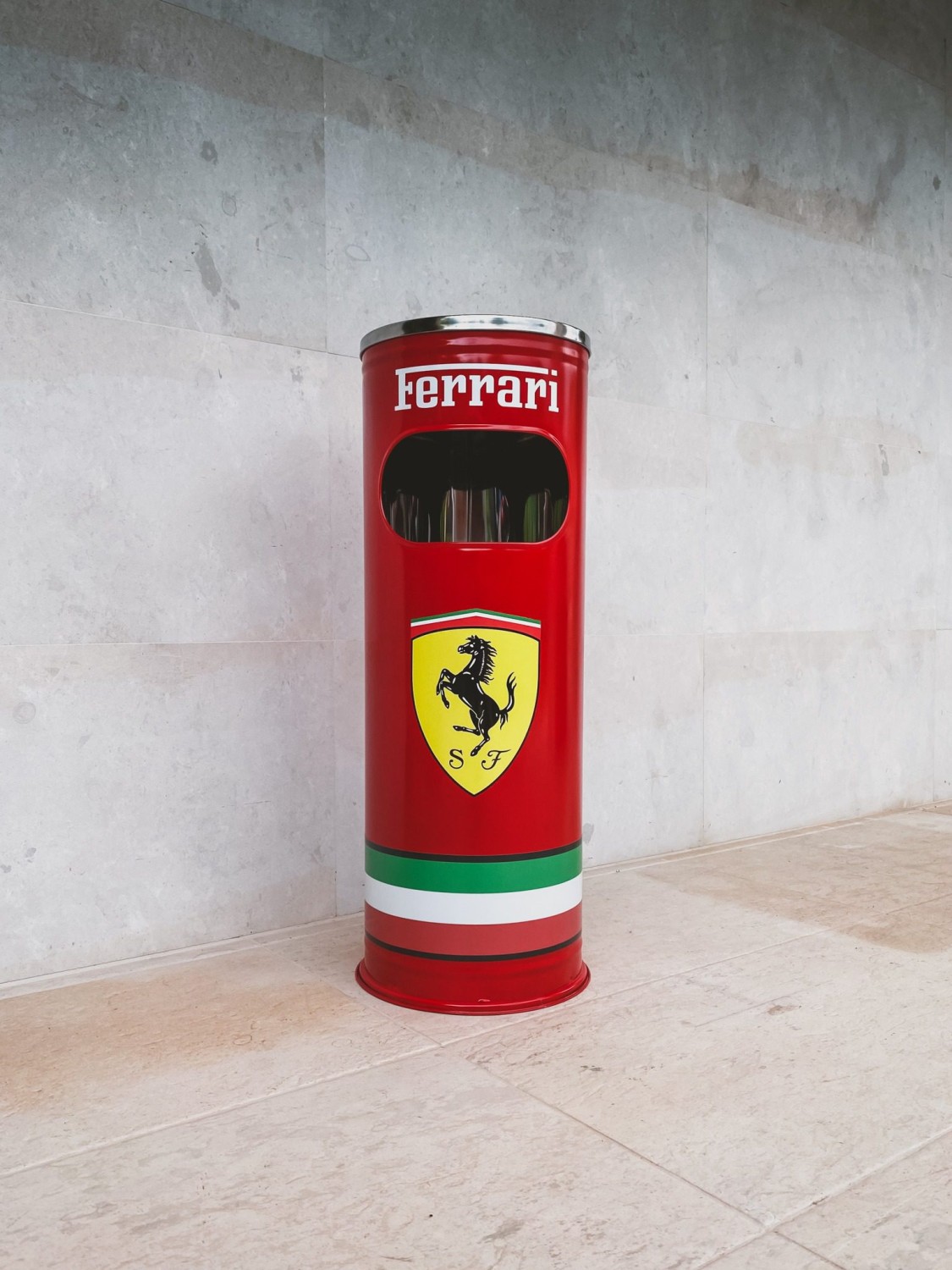 Ferrari Standing Ashtray Bin