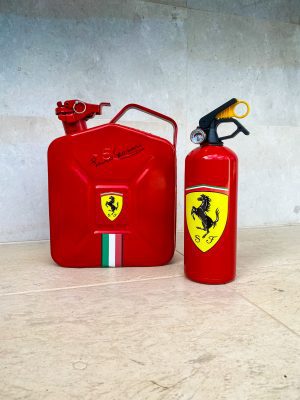 Ferrari Jerrycan & Fire Extinguisher Set