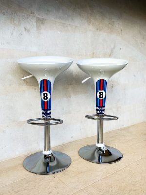 Martini Racing Bar Chairs