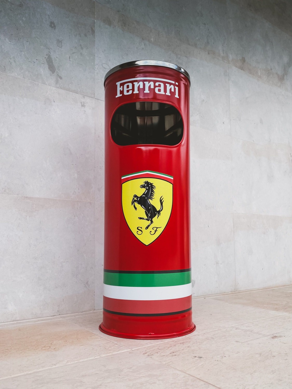 Ferrari Standing Ashtray Bin