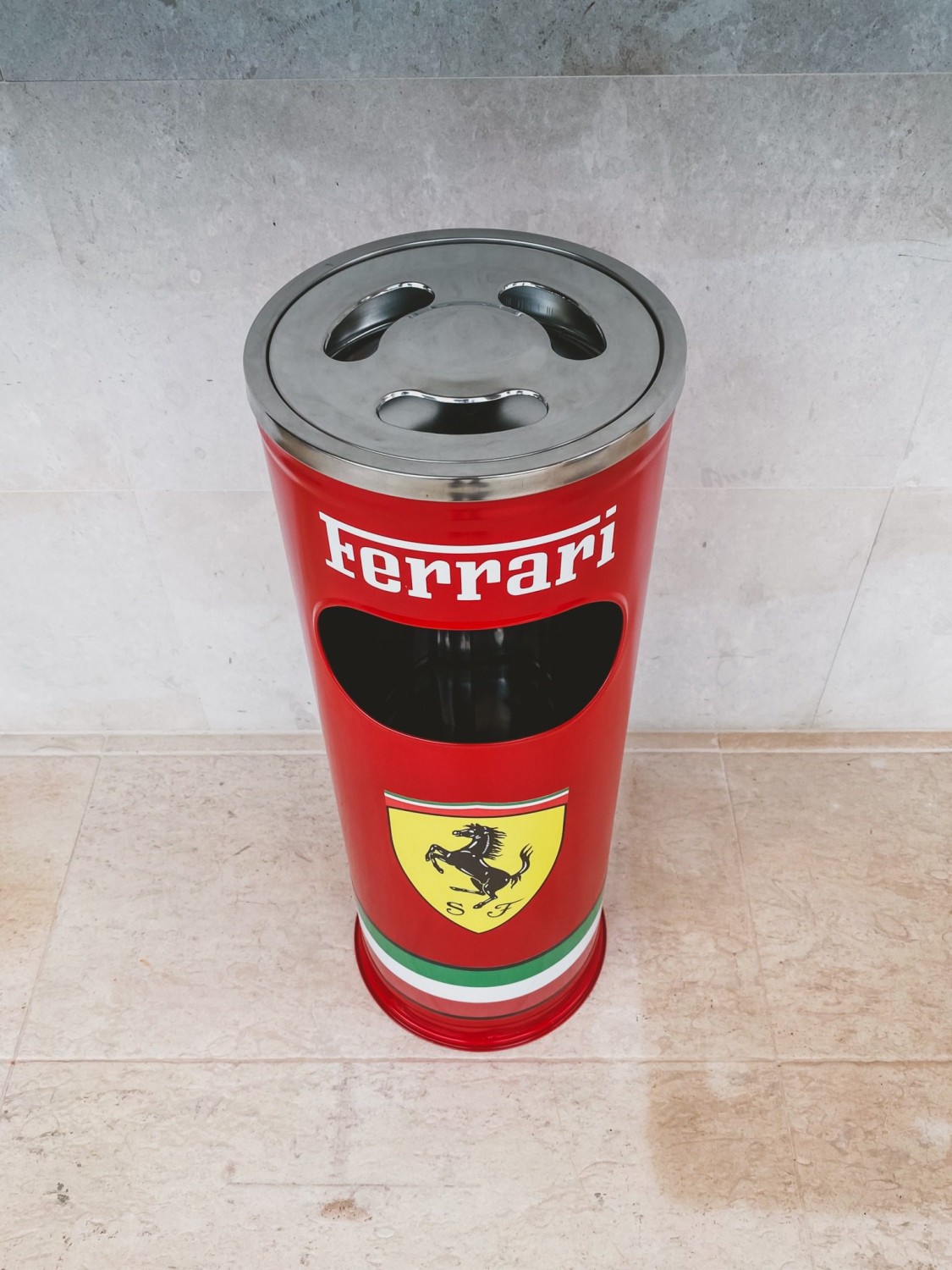 Ferrari Standing Ashtray Bin