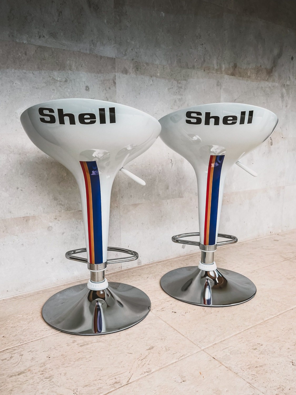 Porsche Rothmans Bar Chairs