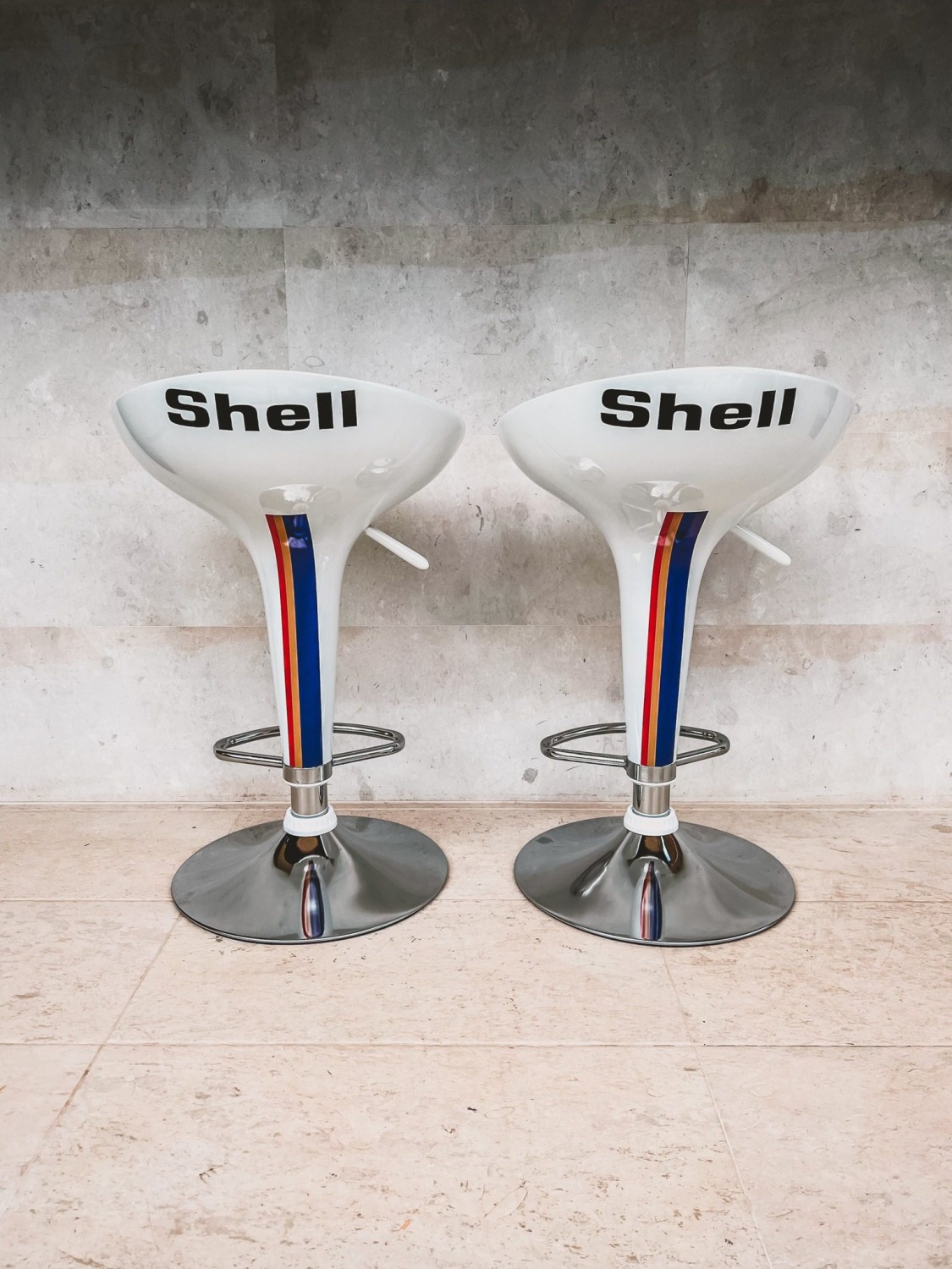 Porsche Rothmans Bar Chairs