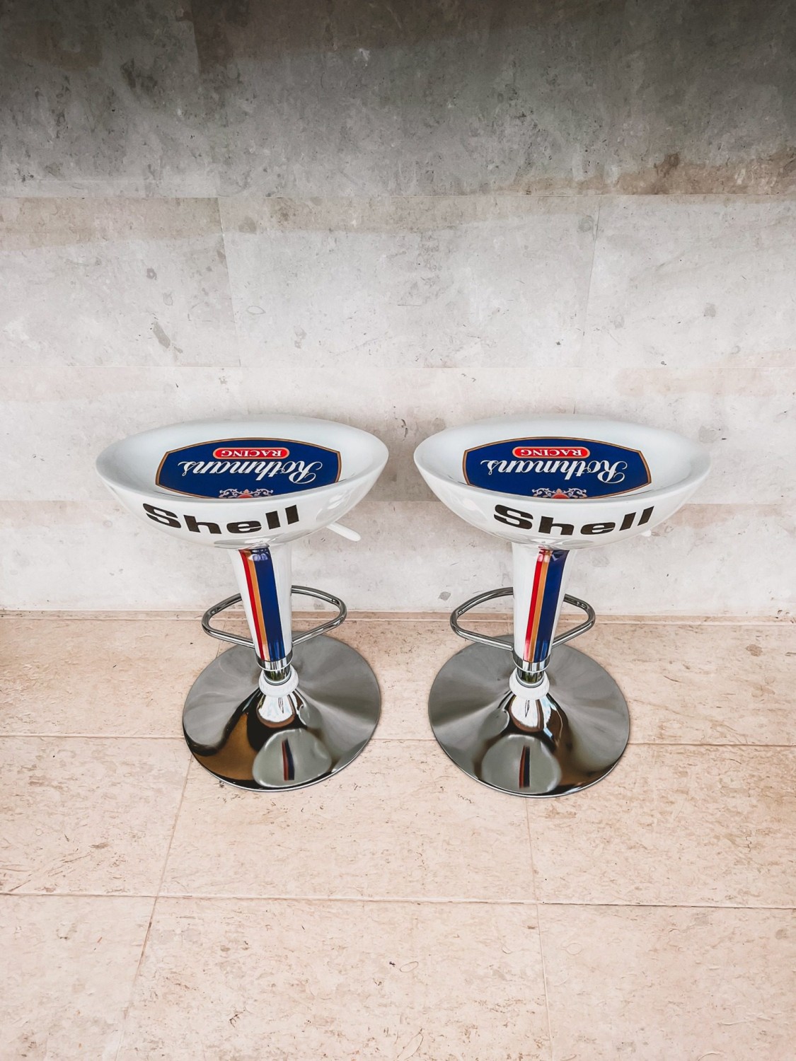 Porsche Rothmans Bar Chairs