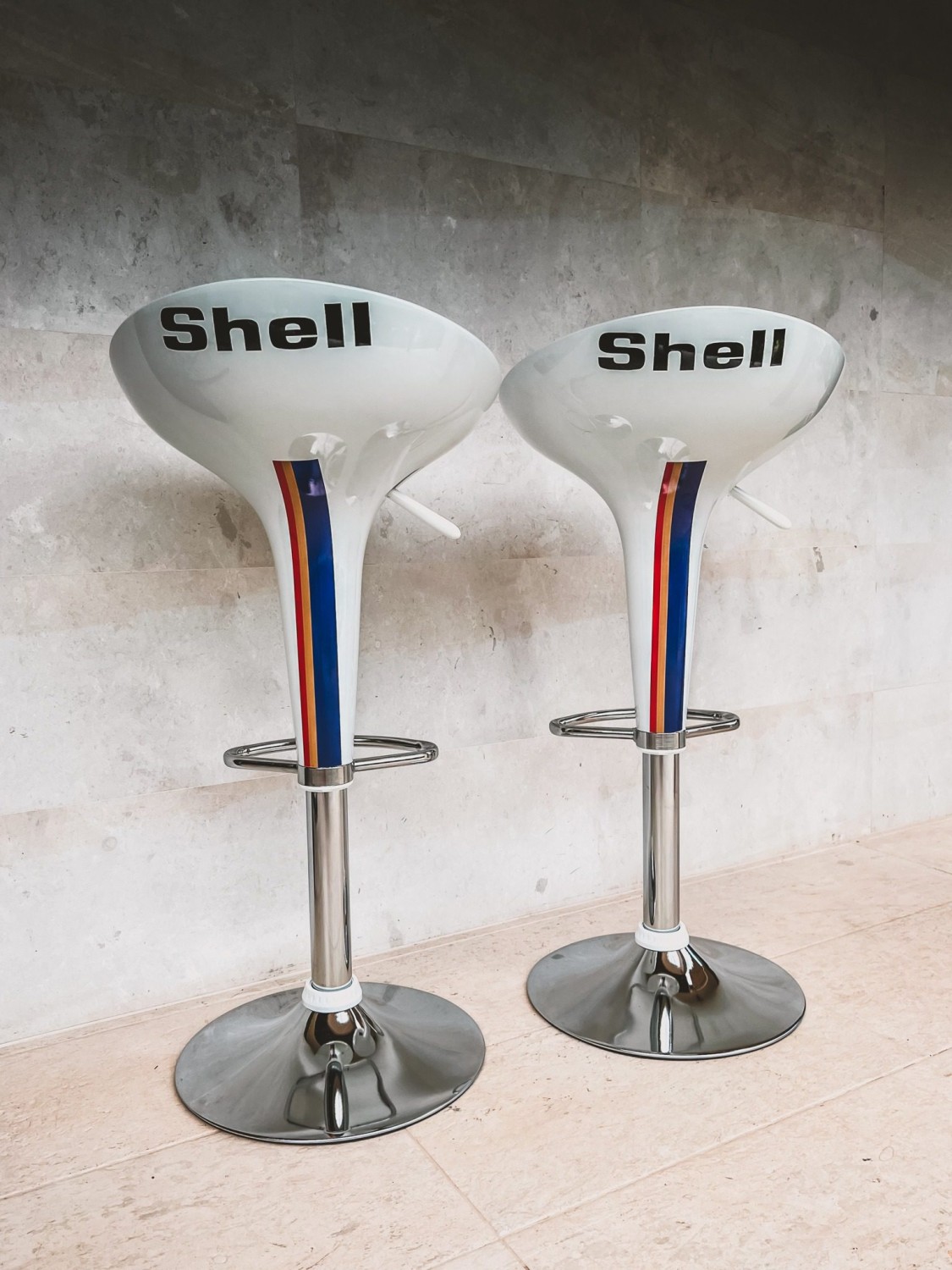 Porsche Rothmans Bar Chairs